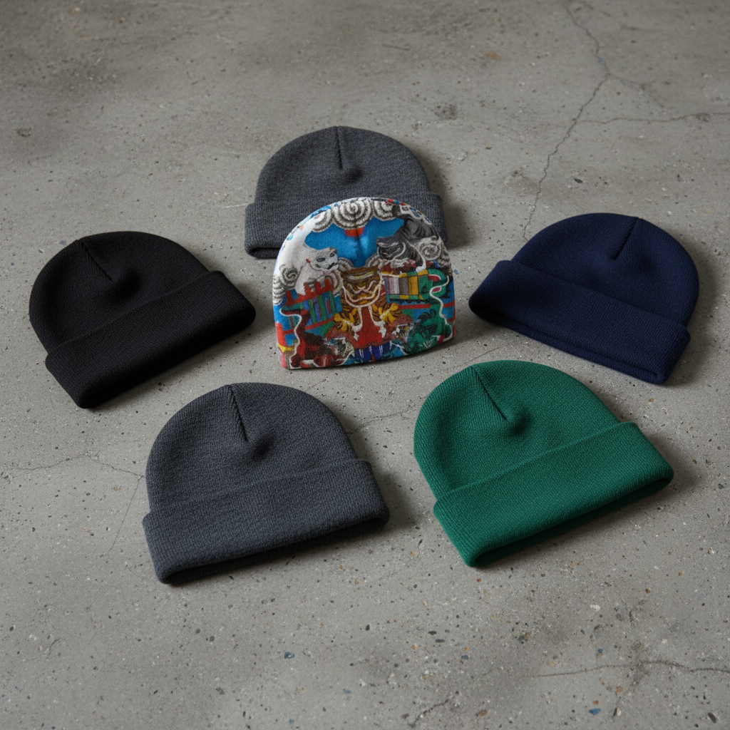 Y2K Graphic beanie