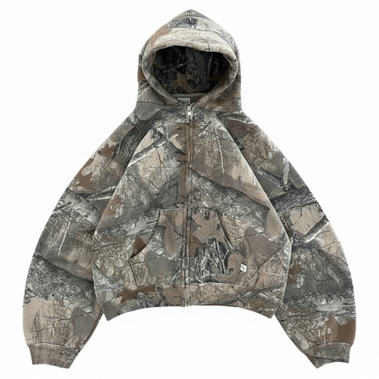 Camo Comfort Zip Hoodie